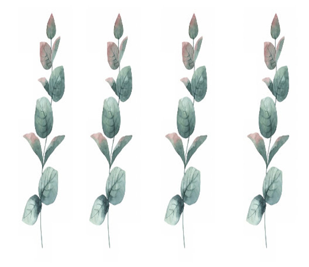 Single Eucalyptus Transfer Paper Design Transfer Paper Etsy