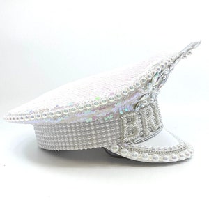 Bride to Be Captains Hat for wedding and Hen Party side 3