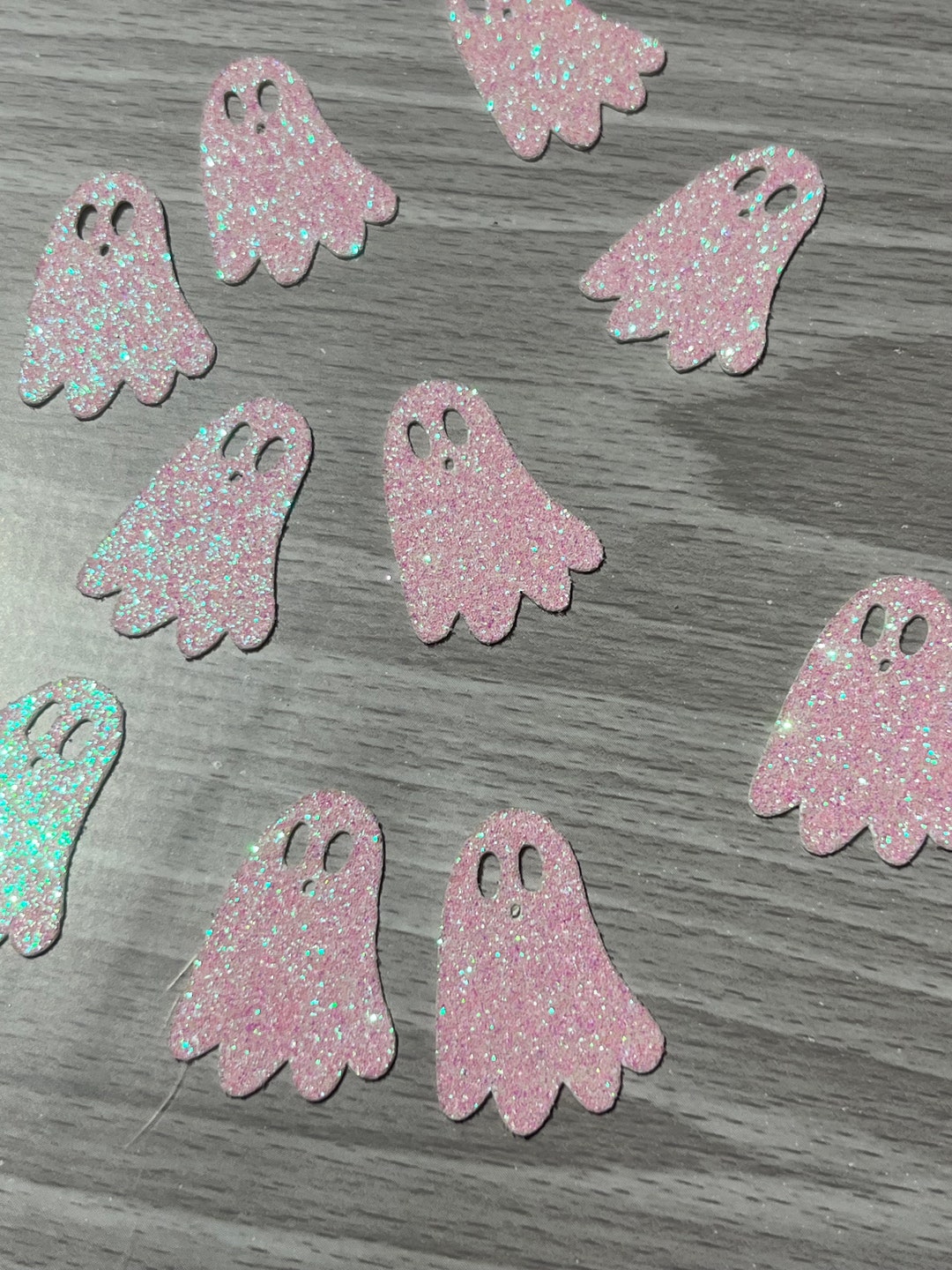 Pink Glitter Ghost Confetti | Halloween Party Decor | Pastel Halloween ...