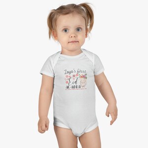 Personalised My First Eid ul Adha Body suit, My First Eid ul Adha with name , My First Eid ul Adha romper For baby girl image 5