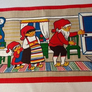Vintage Christmas Wall hanging by Hildegard Olmås &quot;Hill&quot; Sweden