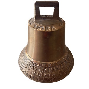 LARGE Swedish brass clock BEAUTIFUL Tone Home decor It is cast in Mora, Sweden
