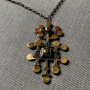 Pentti Sarpaneva Bronze Brutalist Necklace, Scandinavian, Finland