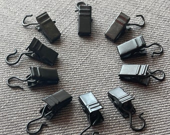 Vintage Curtain clips wall cloth Fastener for hanging curtains or cloths and rugs on the wall, very strong clip with hook.