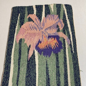 Very Beautiful Swedish Flemish wall hanging, in nice colors Fine Swedish handwoven in Flemish technique tapestry