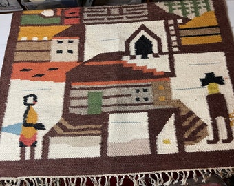 Stunning handwoven Kilim / Tapestry Handwoven Kilim / Röllakan