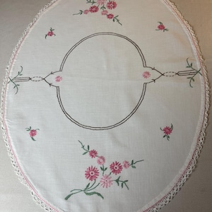 Cute hand-embroidered tablecloth  Embroidered tablecloth, from Sweden