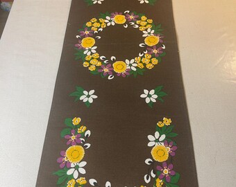 Vintage Swedish Easter table runner
