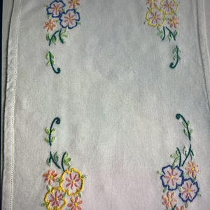 Cute hand-embroidered tablecloth  Embroidered tablecloth, from Sweden