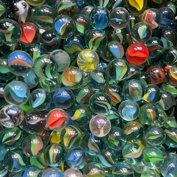 Beautiful rare vintage marbles. Glass marbles