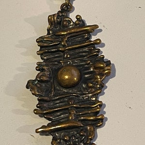 Beautiful necklace from Finland Pentti Sarpaneva in Bronze