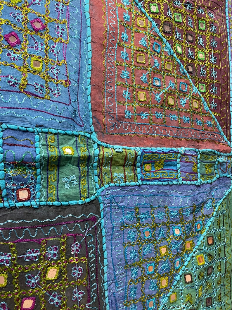 Vintage, Decorated With Mirror, Colourfull Threads, Haviely Hand ...
