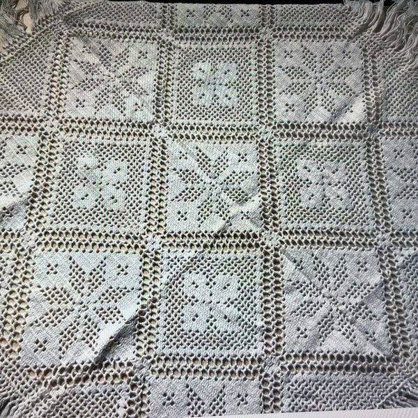 Hand Crocheted Tablecloth Etsy