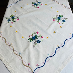 Beautiful hand embroidered table cloth from Sweden, 30,7&quot; * 30,7&quot;
