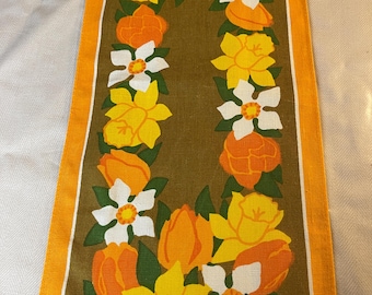Vintage Swedish Easter table runner