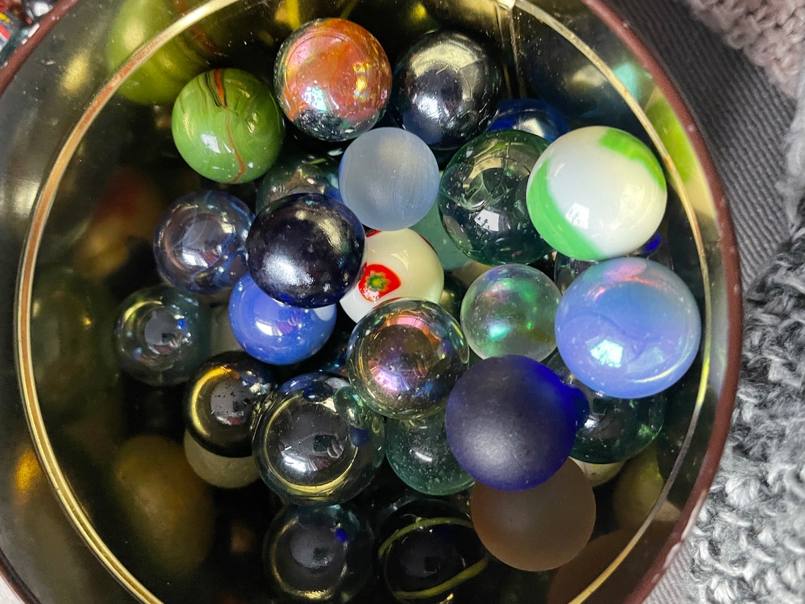 This is a Lot of 3 or 5 Random Vintage Marbles. - Etsy
