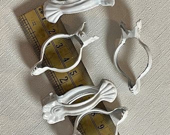 40 Anneaux Avec Pinces Pour Rideaux - Argent - Diamètre Intérieur 35mm - Installation Facile