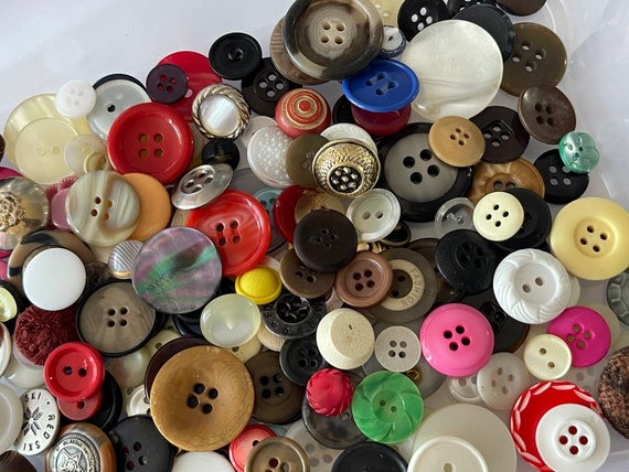 Lot De Boutons Vintage Imitation Cuir Marron - Diamètre 15mm - Arrondi - Neuf