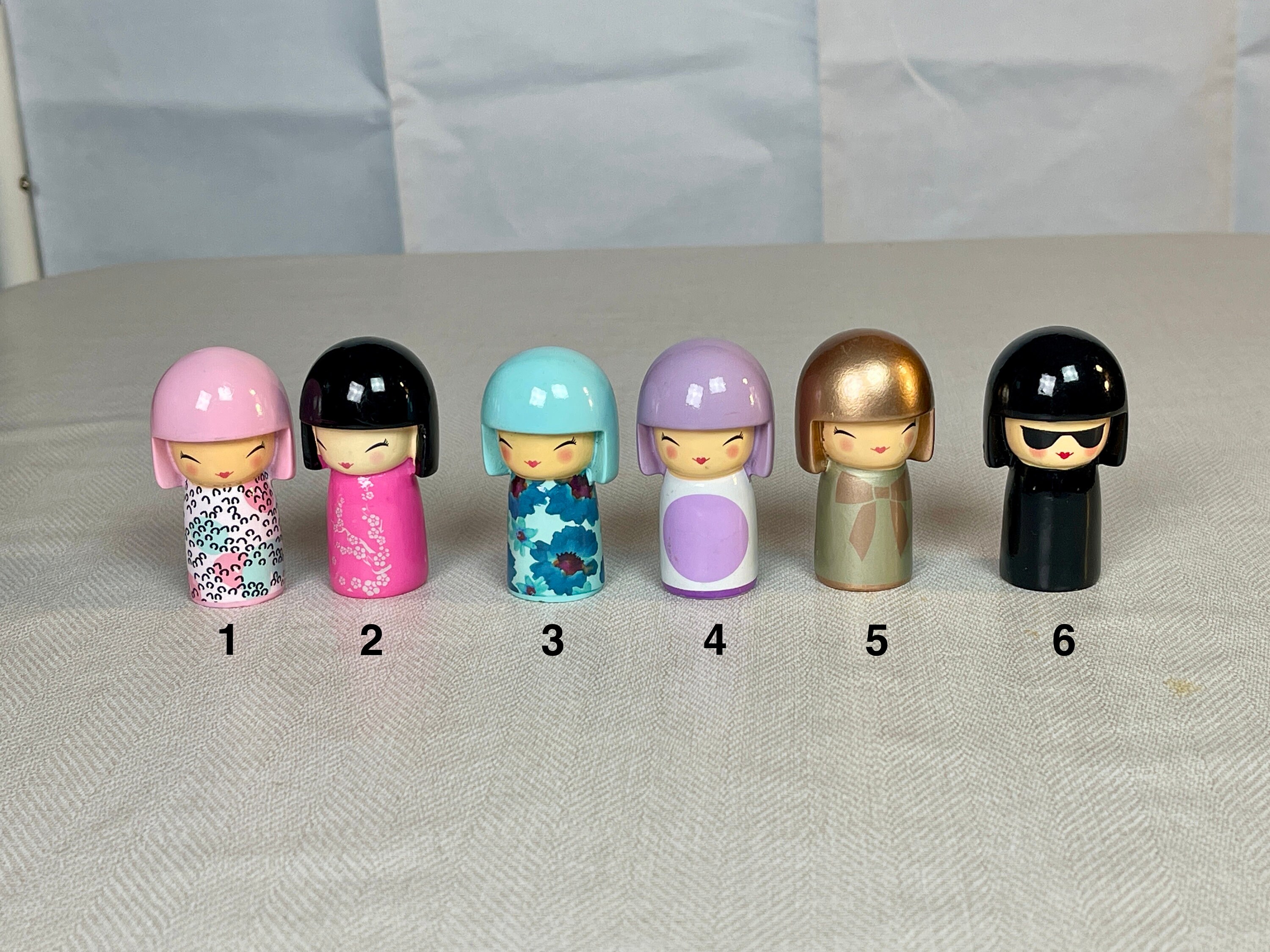 Cute Japanese Collectible Kokeshi Dolls From Skin City
