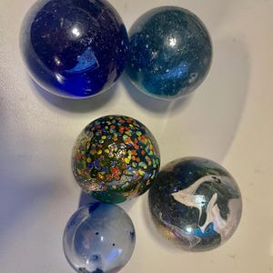 Collectable Glass marbles. Large ones