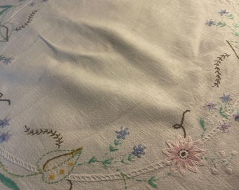 Nice older hand-embroidered cloth  for the summer, from Sweden