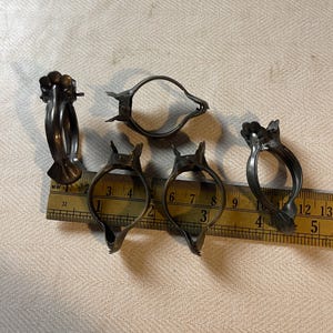 Vintage  Café Curtain Clips. 5 or 6 pcs. Choose yours under options