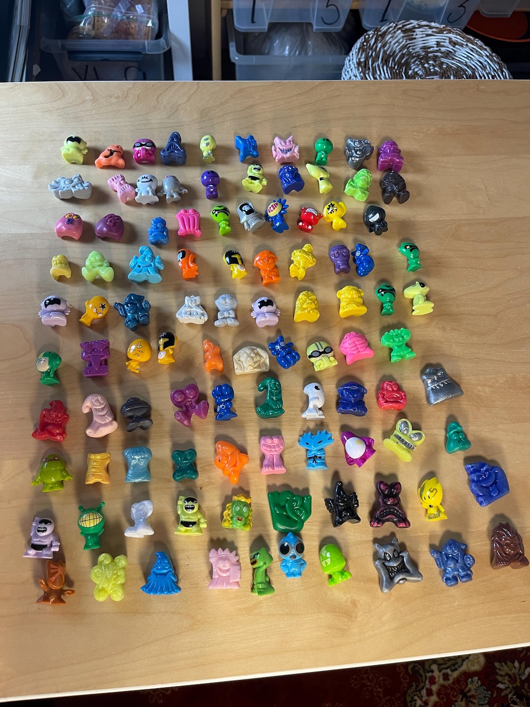 200 Pcs Crazy Bones Gogos / Dracco Heads and Other Mini Monsters
