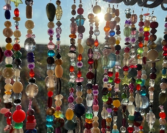 Bohemian strands of beads to make eg curtains gemstones glass sun catcher. Choose how many strands you want under options. 11,41 - 11,81 in