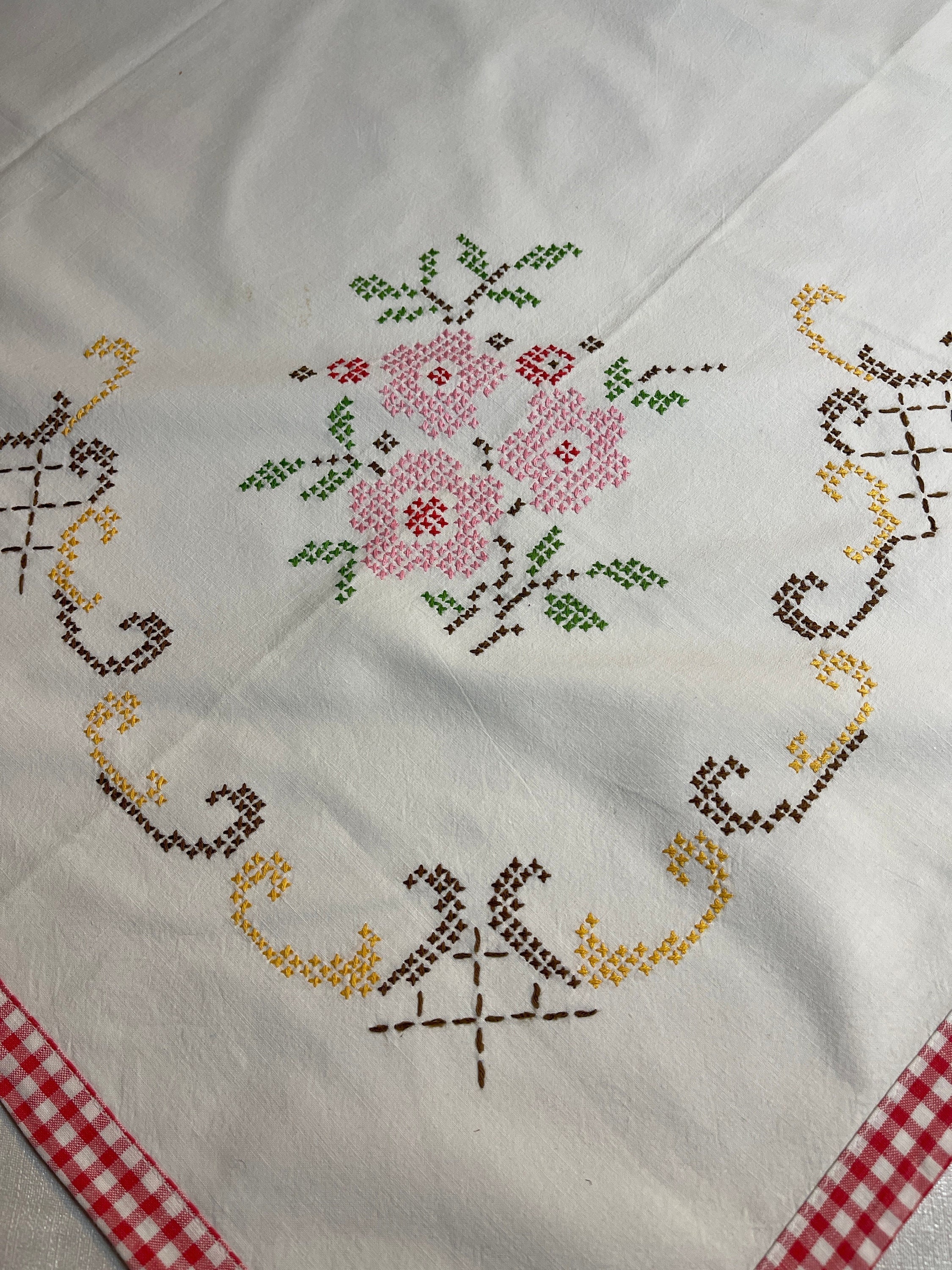 Beautiful Hand Embroidered Dragon Shirt Upcycled Using