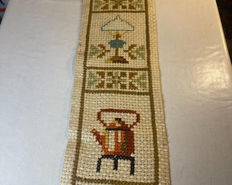 Fine hand-embroidered wall hanging from Sweden