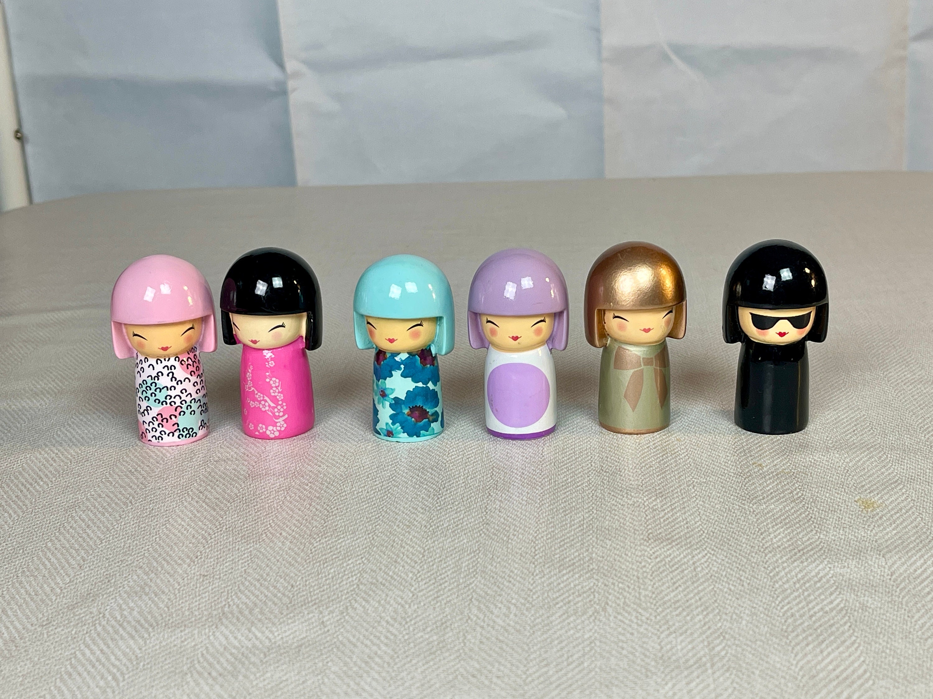 Cute Japanese Collectible Kokeshi Dolls From Skin City