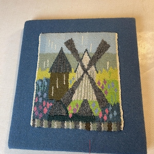 Flemish woven tapestry. Flemish woven textile board. From Sweden Mounted