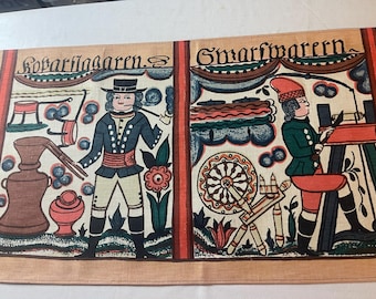 Tapiz impreso, Adán y Eva