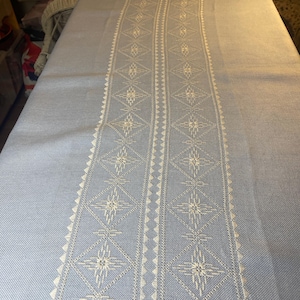 Very fine hand-embroidered cloth, from Sweden