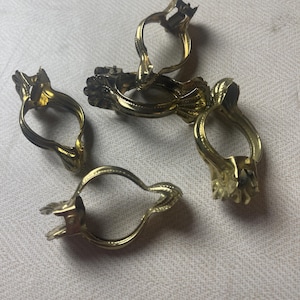 Juego De 6 Remates Decorativos Dorados Para Barras De Cortina – Estilo Retro, Fácil Instalación
