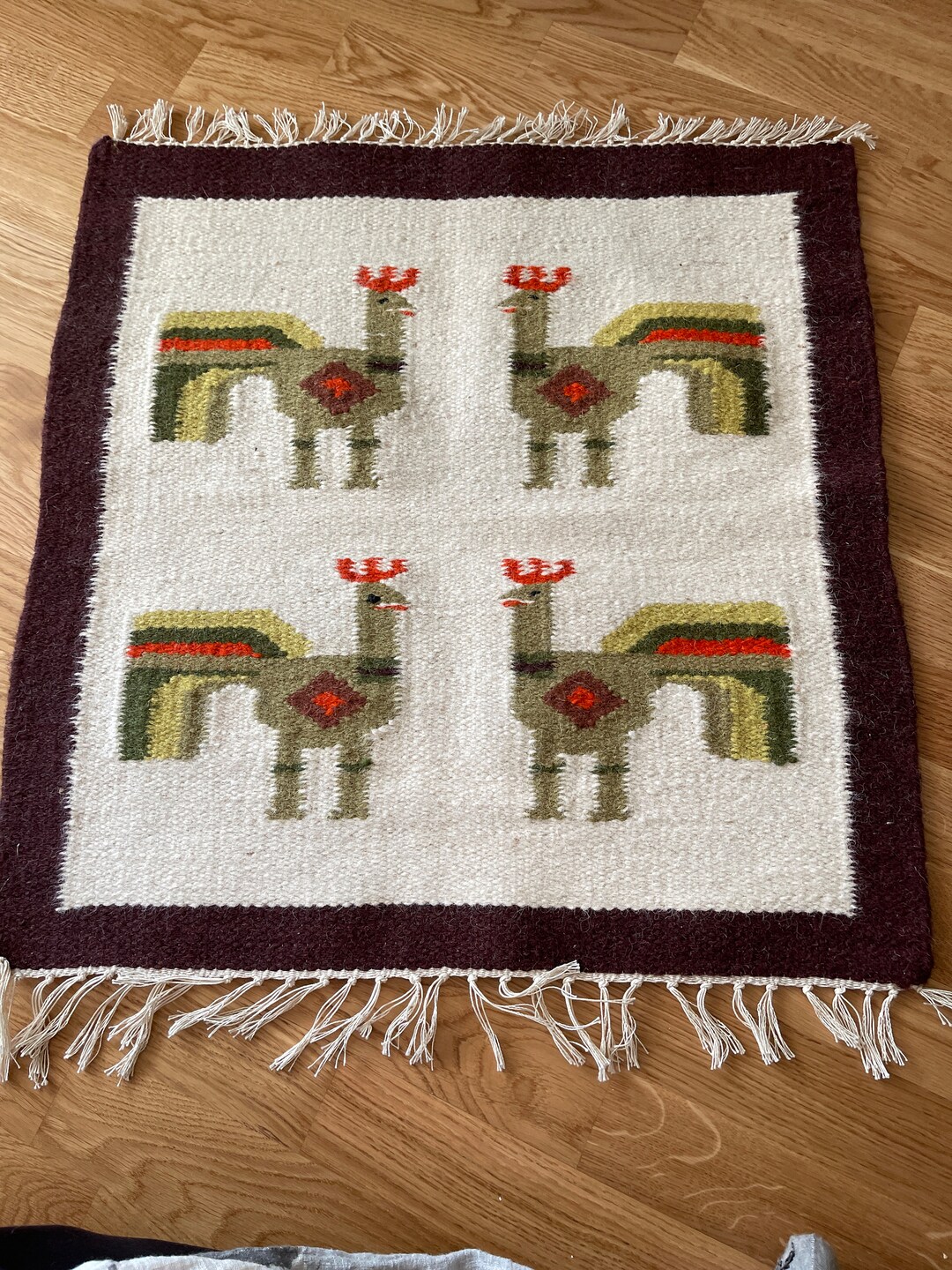 Very Beautiful Polish Handwoven Kilim Etsy