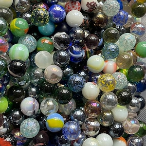 Lote mixto de canicas vintage raras en diferentes colores Elija 10 o 20 Lote sorpresa