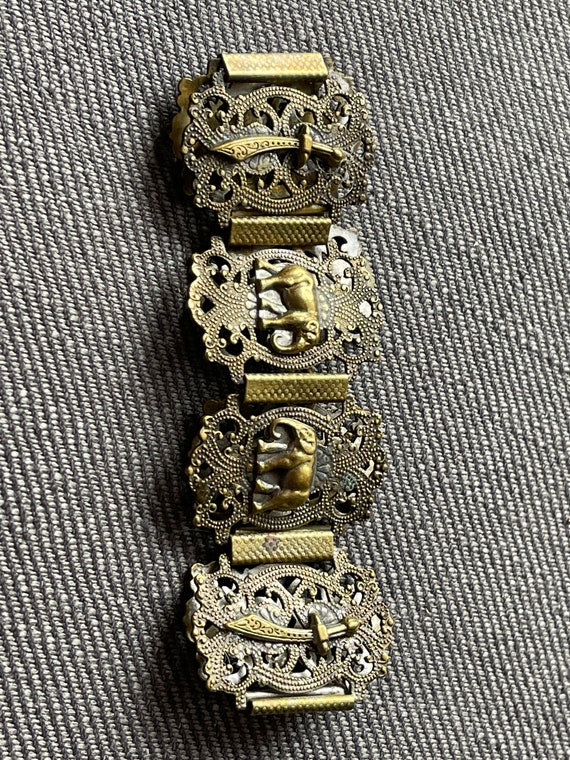 Older vintage beautiful stiff bracelet - image 6