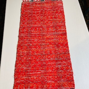 Beautiful handwoven tablerunner / tablecloth in sturdy cotton from Sweden