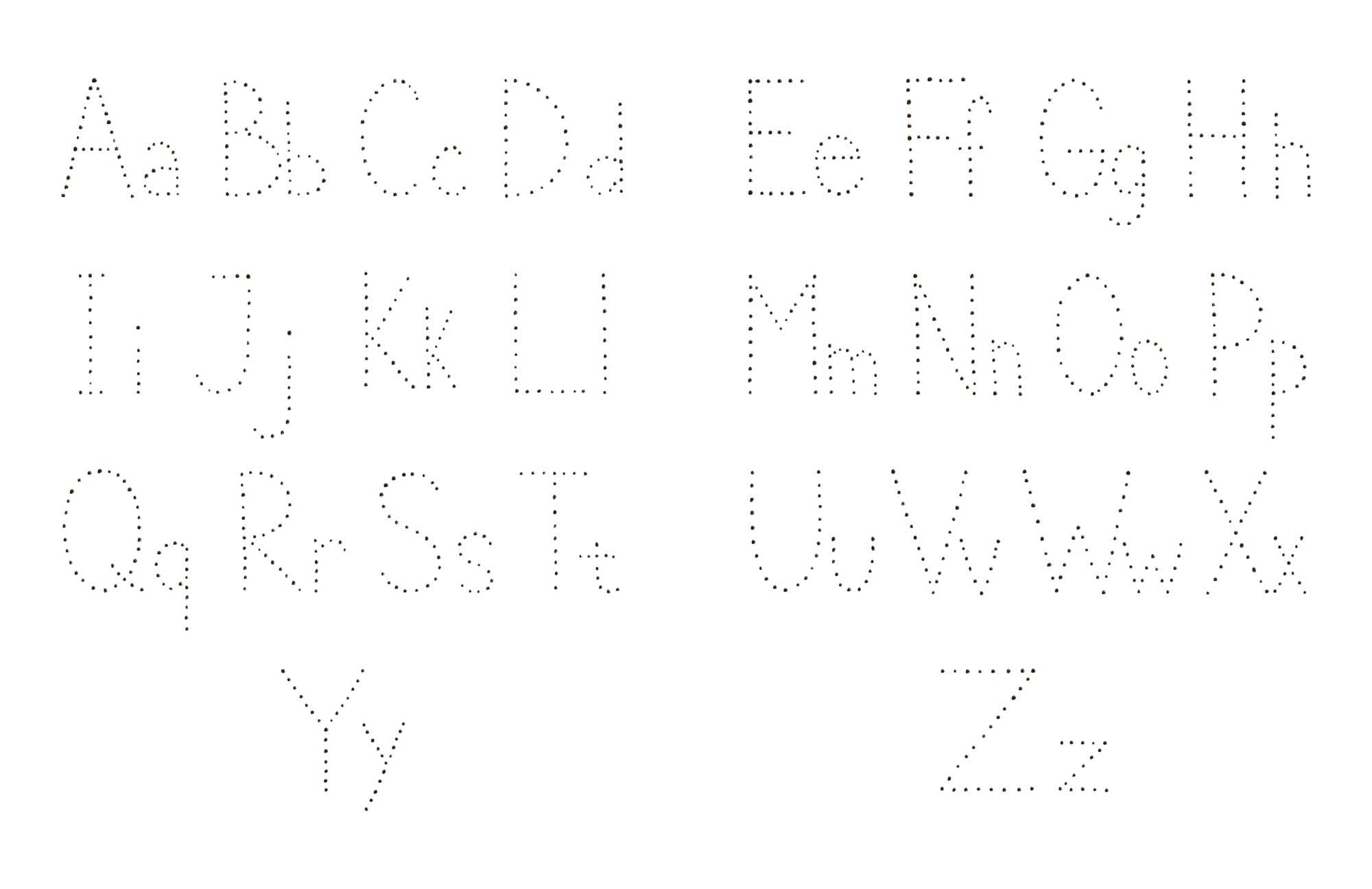 Printable Alphabet Worksheets for Pre-k and Kindergarten Handwriting (6 ...