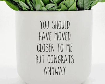 New Home Gift for Best Friend • Custom Housewarming Gift for the Home • Personalized gifts for Couple • Home Sweet Home Personalized Planter