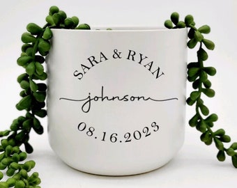 Personalized Wedding Gift • Custom Engagement Gift for Bridal Shower • Gift for Bride • Gift for Couple • Wedding Decor • Housewarming Gift