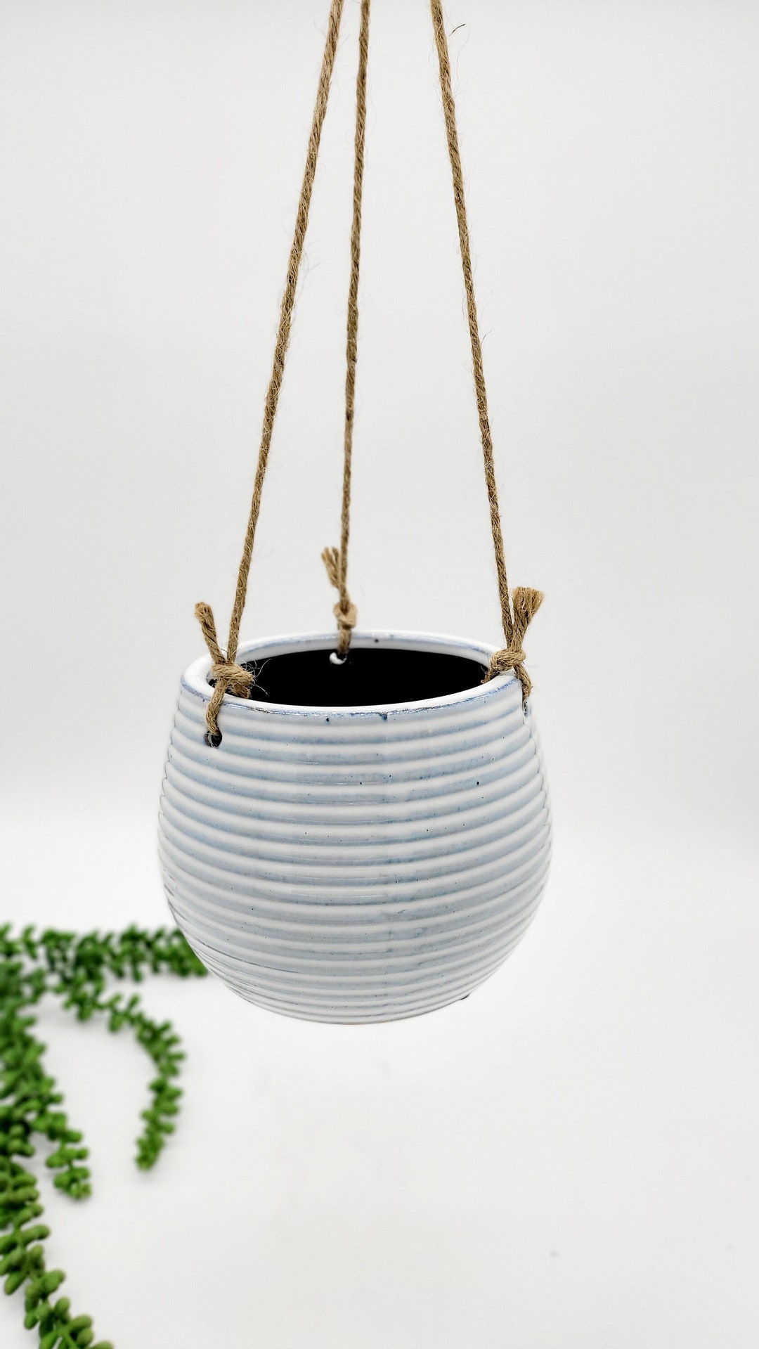 5 Ceramic Hanging Planter Pot for Trailing Plants Cute Planter for
