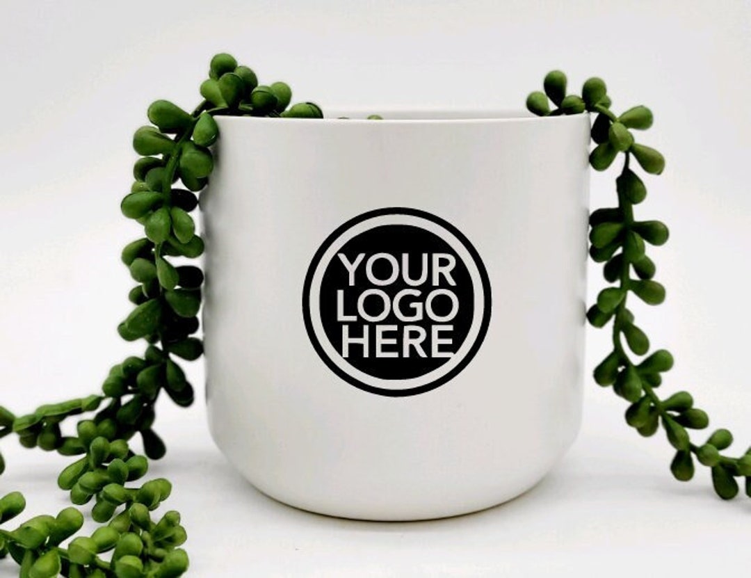 Custom Business Logo Planter Personalized Company Gift for Co Worker