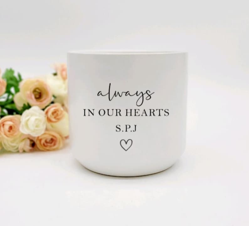 Memorial Gift Custom Memorial Planter Pot for Loss of Loved Etsy