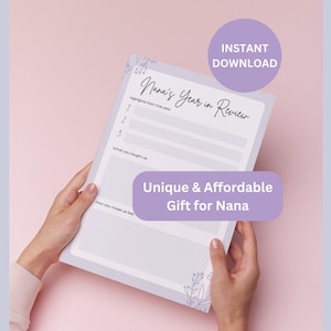 Nana Geschenk Einzigartiges Muttertagsgeschenk Digitaler Download Geschenk für Nana Sentimental Geschenk für Nana Erschwingliches Geschenk für Nana