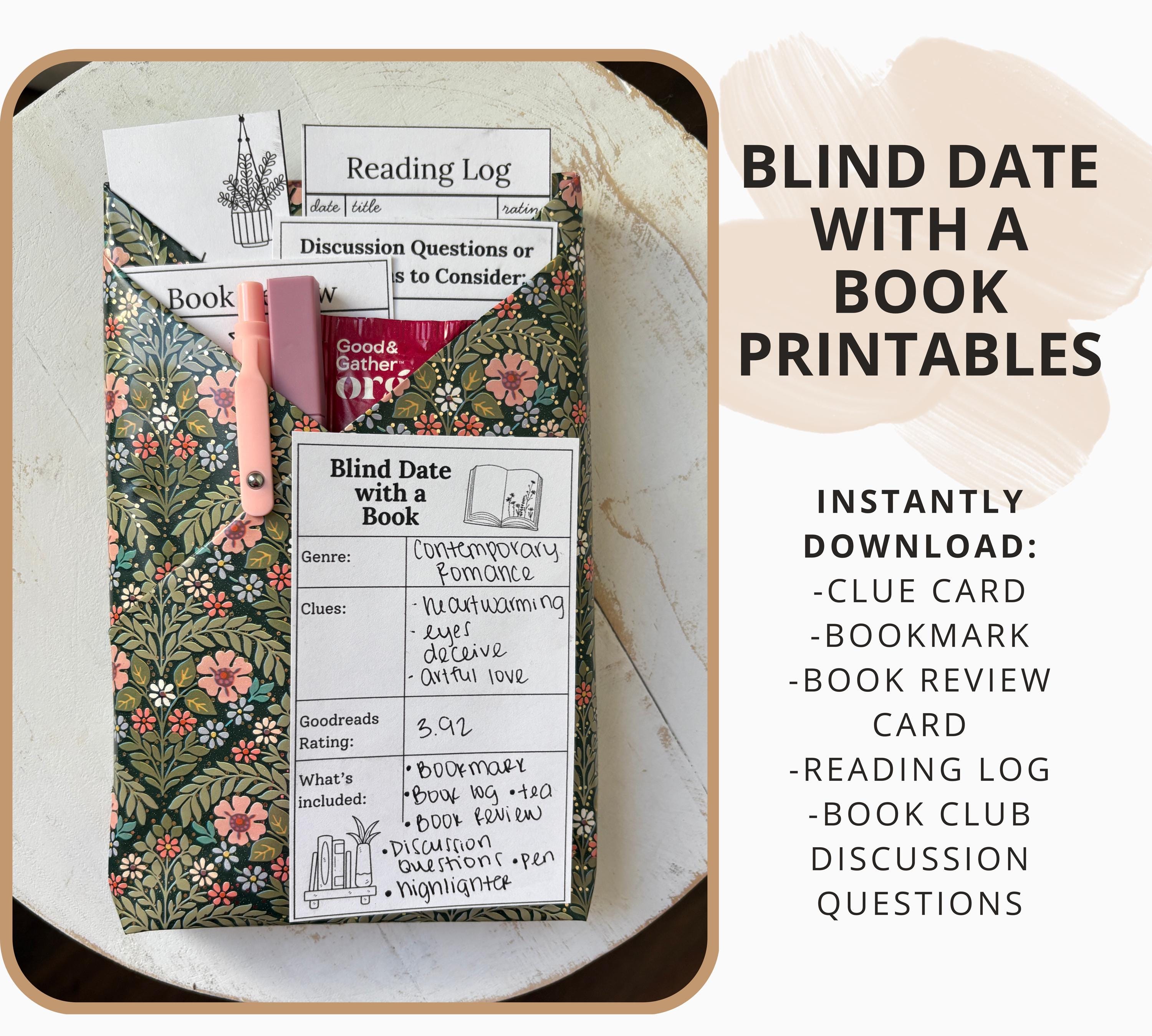 Blind Date With a Book Kit: DIY Gift Printables (PDF Download) - Etsy