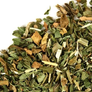 Alfalfa Mint tea caffeine free loose leaf herbal tea