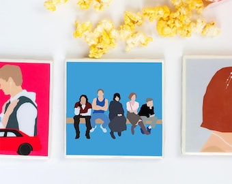 The Breakfast Club Coaster | Minimalist 80s Movie Art