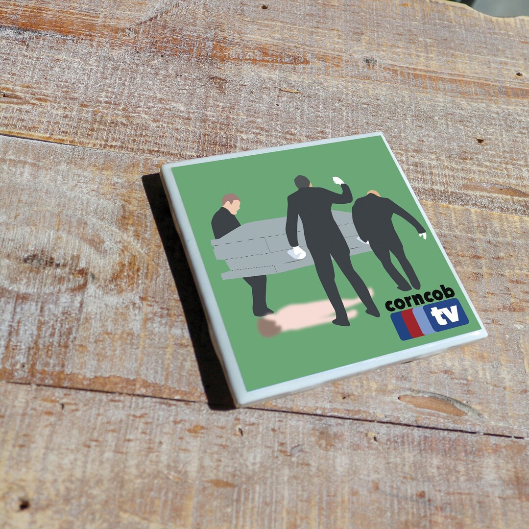 I Think You Should Leave Coaster Coffin Flop/corncob TV Minimalist